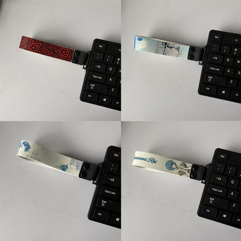 Gaming Accessories Kit - Moda anime teclado fita alça de