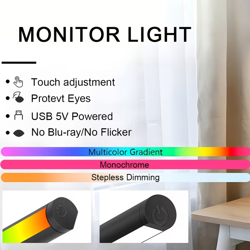 Monitor Light Bar - Barra de Luz LED para Monitor