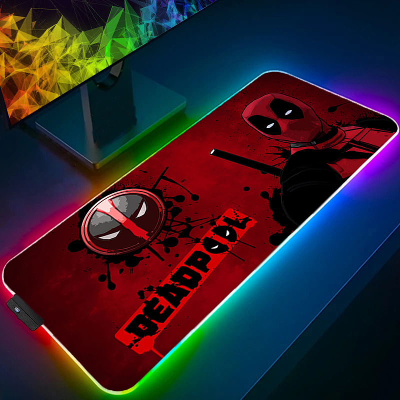 Gaming Accessories For Pc - Led mouse pad jogos backlight lock