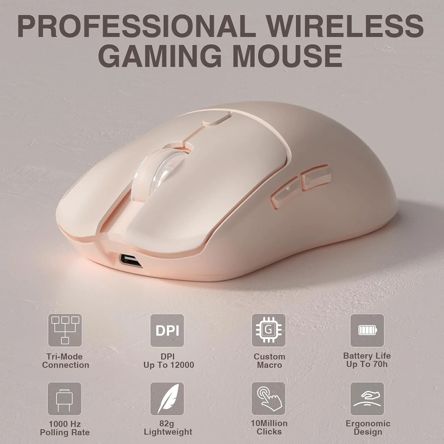 Gaming Accessories For Pc - Mouse Gamer Sem Fio Tri-mode AULA