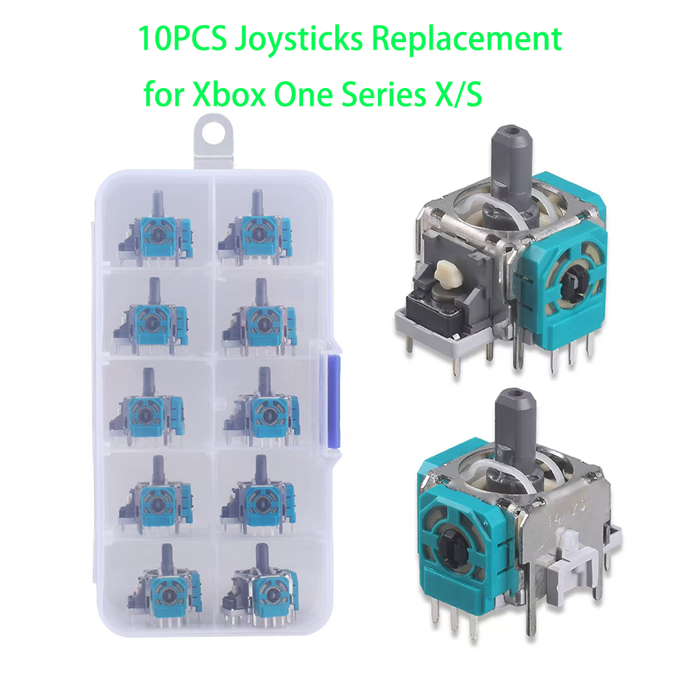 Jjk Gaming Accessories - 10 pçs substituição 3d analógico joystick
