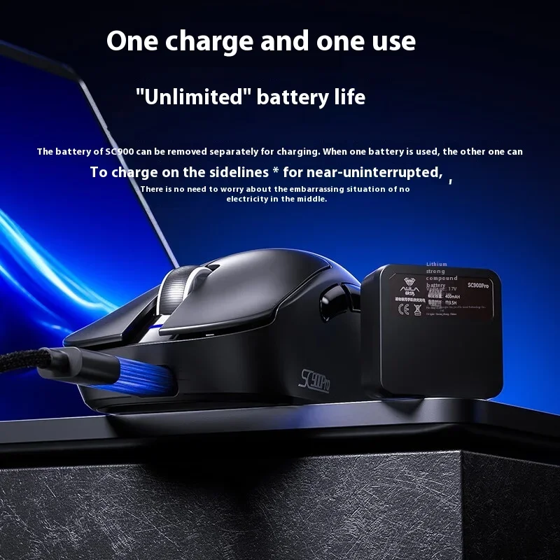 Gaming Accessories For Pc - AULA SC900 Mouse Paw3950 Tri Mode