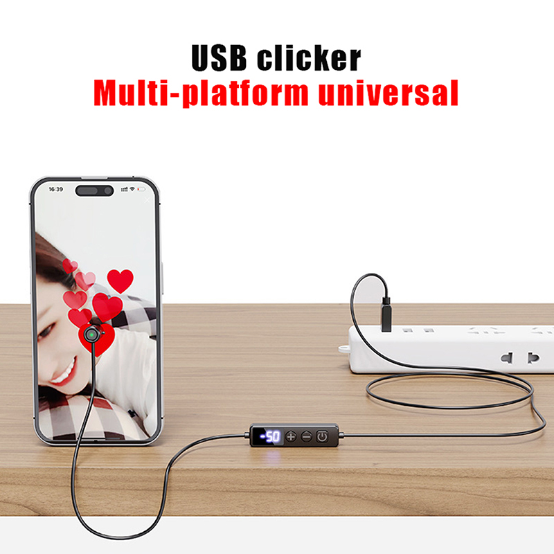Gaming Accessories Phone - 【C】Clicador Automático para Telefone, Tocador de