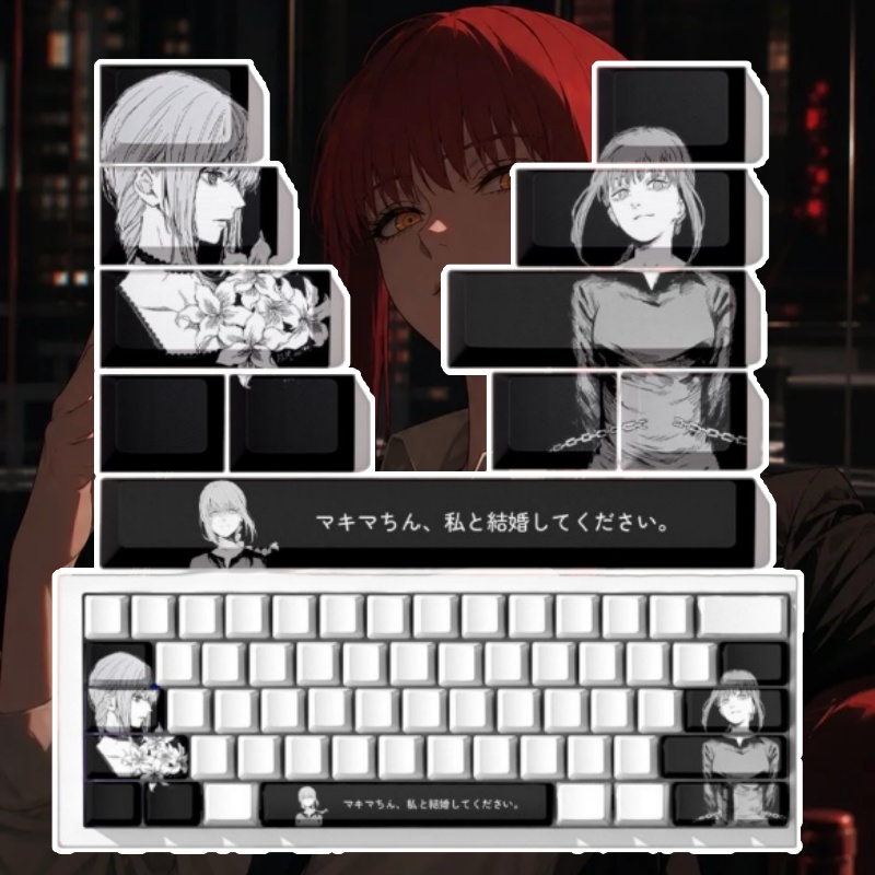 Teclas Temáticas Chainsaw Man  - Jjk Gaming Accessories avaliação e preço