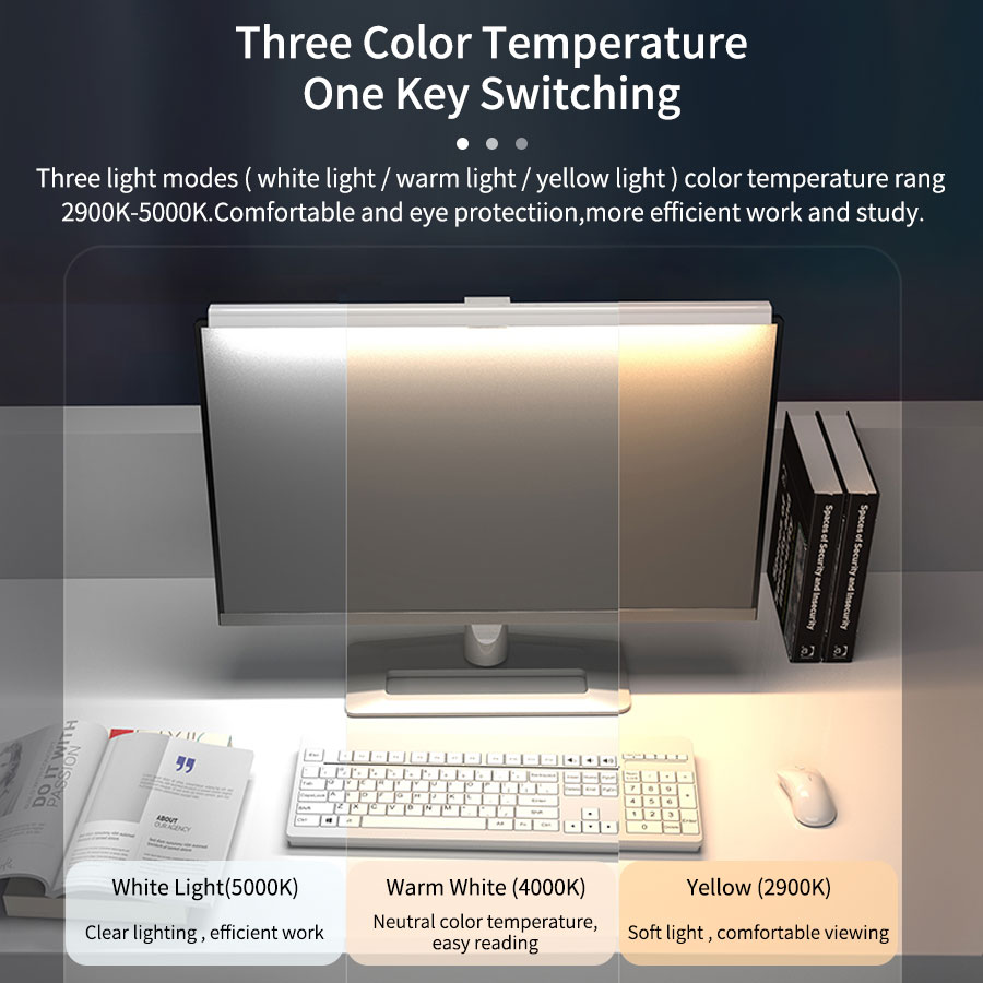 Barra de Luz LED de 50cm para  - Monitor Light Bar avaliação e preço