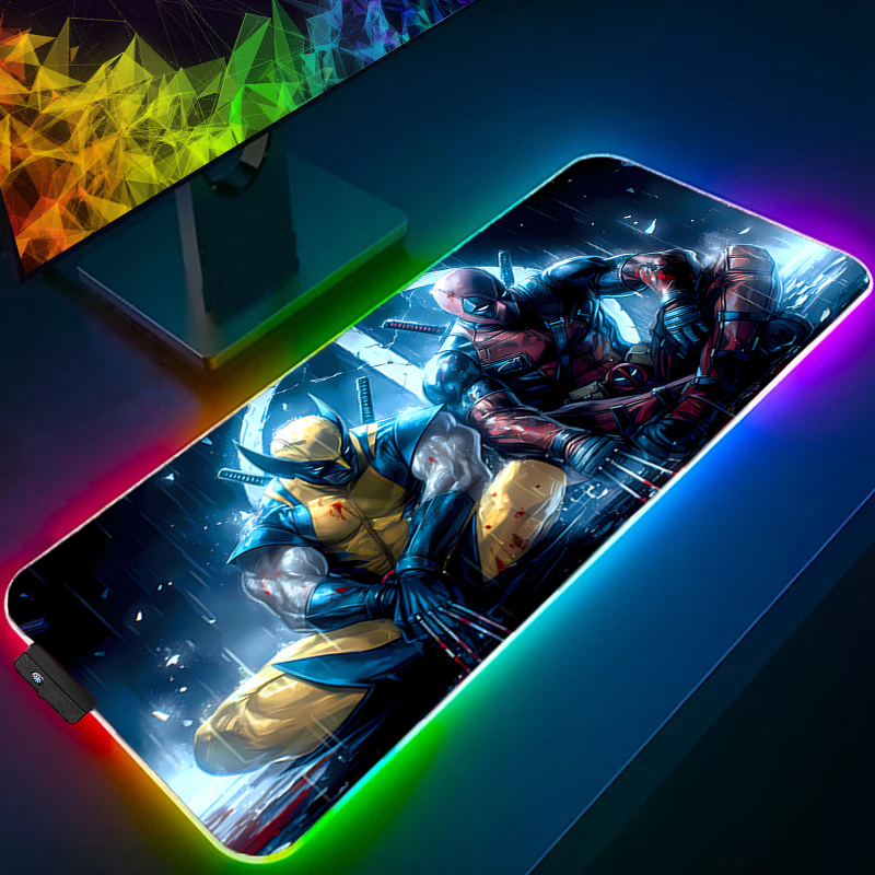 Led mouse pad jogos backlight  - Gaming Accessories For Pc avaliação e preço