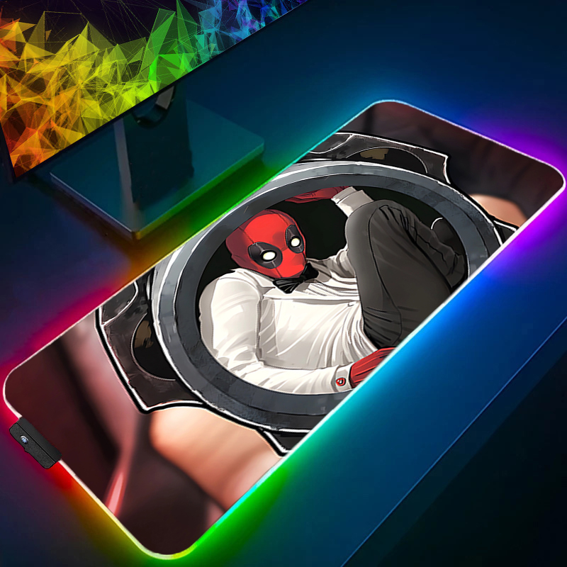 Led mouse pad jogos backlight  - Gaming Accessories For Pc avaliação e preço
