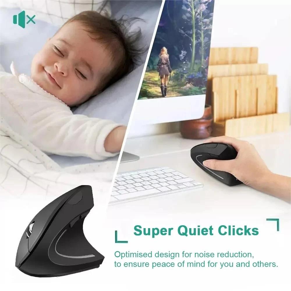 Mouse Vertical Ergonômico 2.4G - Gaming Accessories Kit avaliação e preço