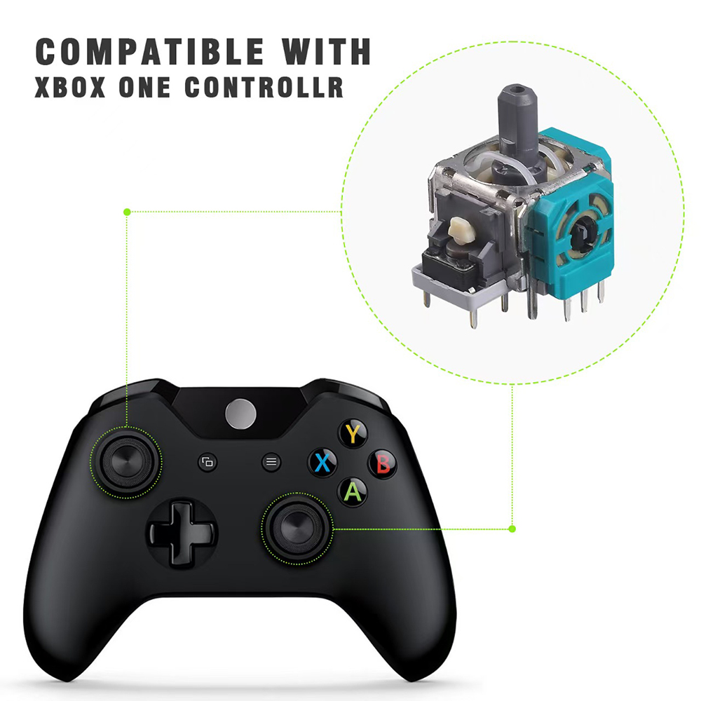 10 pçs substituição 3d analógi - Jjk Gaming Accessories avaliação e preço