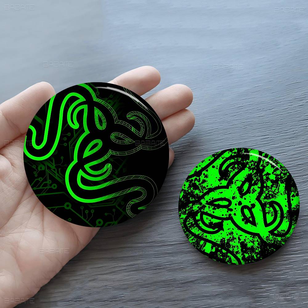 Broches Redondos de Desenho An - Gaming Accessories Razer avaliação e preço