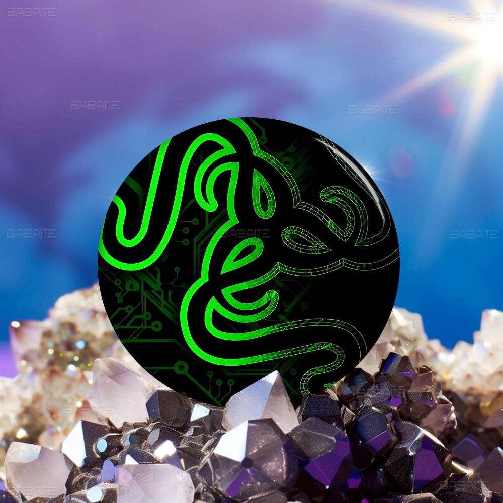 Broches Redondos de Desenho An - Gaming Accessories Razer avaliação e preço