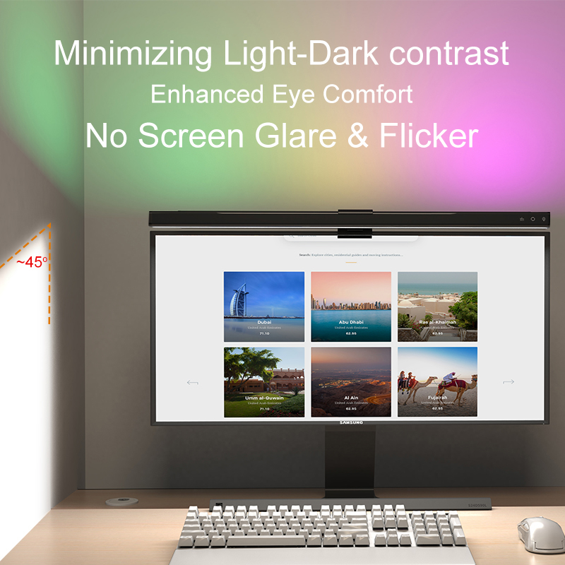 Luz RGB 60/80cm para Ambiente  - Monitor Light Bar avaliação e preço
