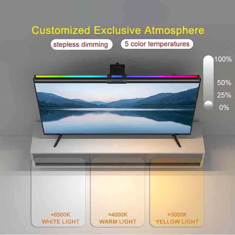 Luz RGB 60/80cm para Ambiente  - Monitor Light Bar avaliação e preço