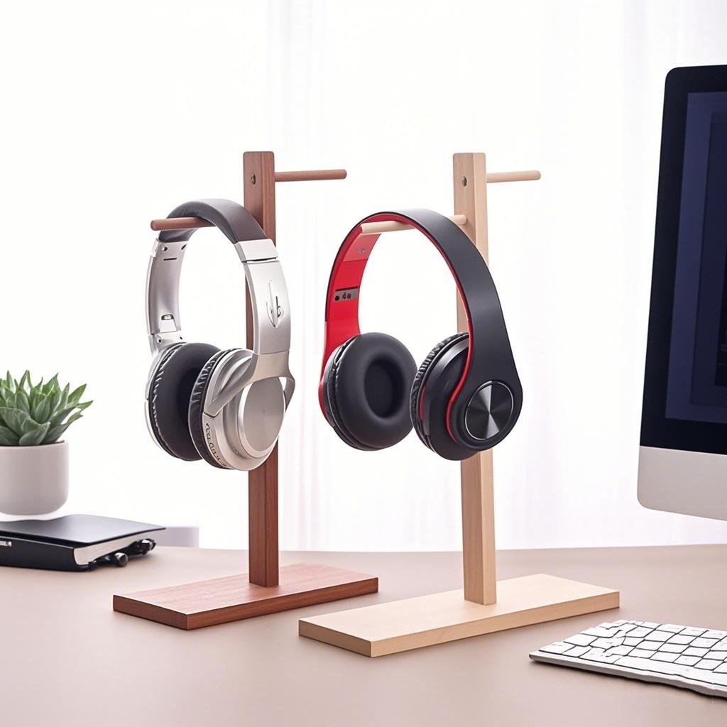 Suporte de madeira para fone d - Gaming Accessories Rack avaliação e preço