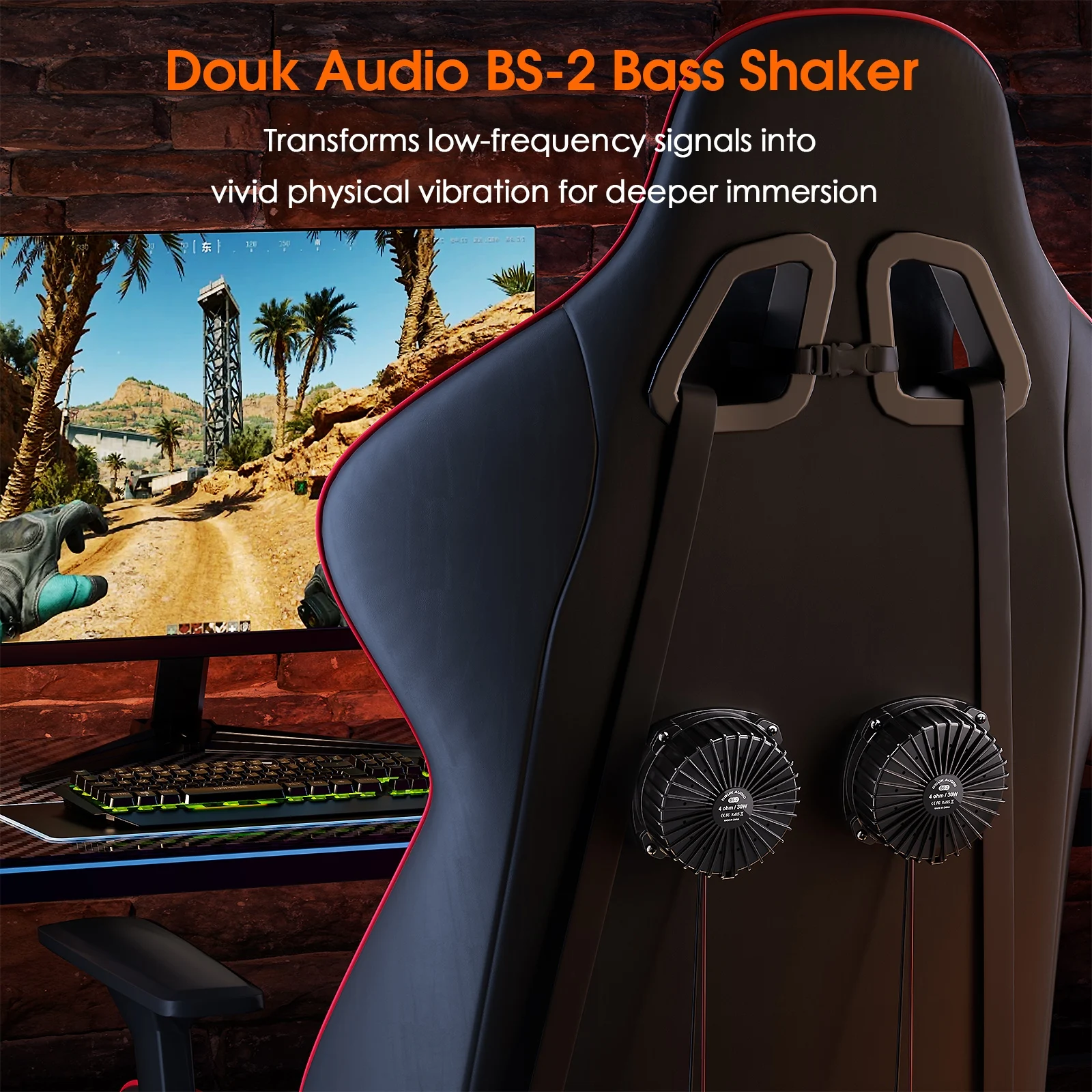 Douk Audio BS-2 30W 4Ω Bass Sh - Gaming Accessories Kit avaliação e preço