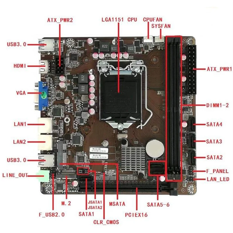 Placa-Mãe Mini-ITX B365 LGA 11 - Intel Cpu Core I5 avaliação e preço