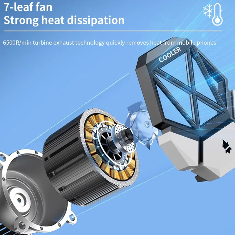 Dy08 ventilador de refrigeraçã - Gaming Accessories Phone avaliação e preço